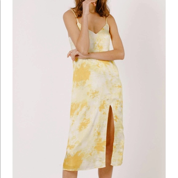 MOODIE Tye Dye Slip Dress L - Picture 2 of 6